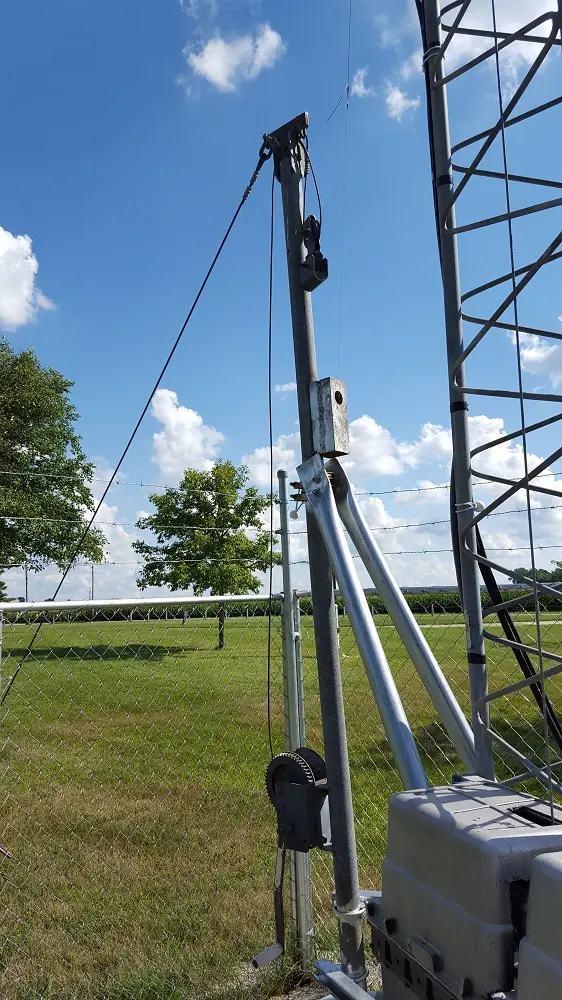 Tilt-over hoist
